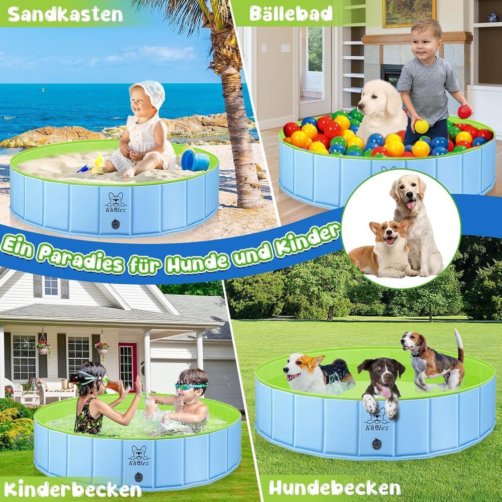 Wird auch als Planschbecken, Sandkasten und Bällebad genutzt
