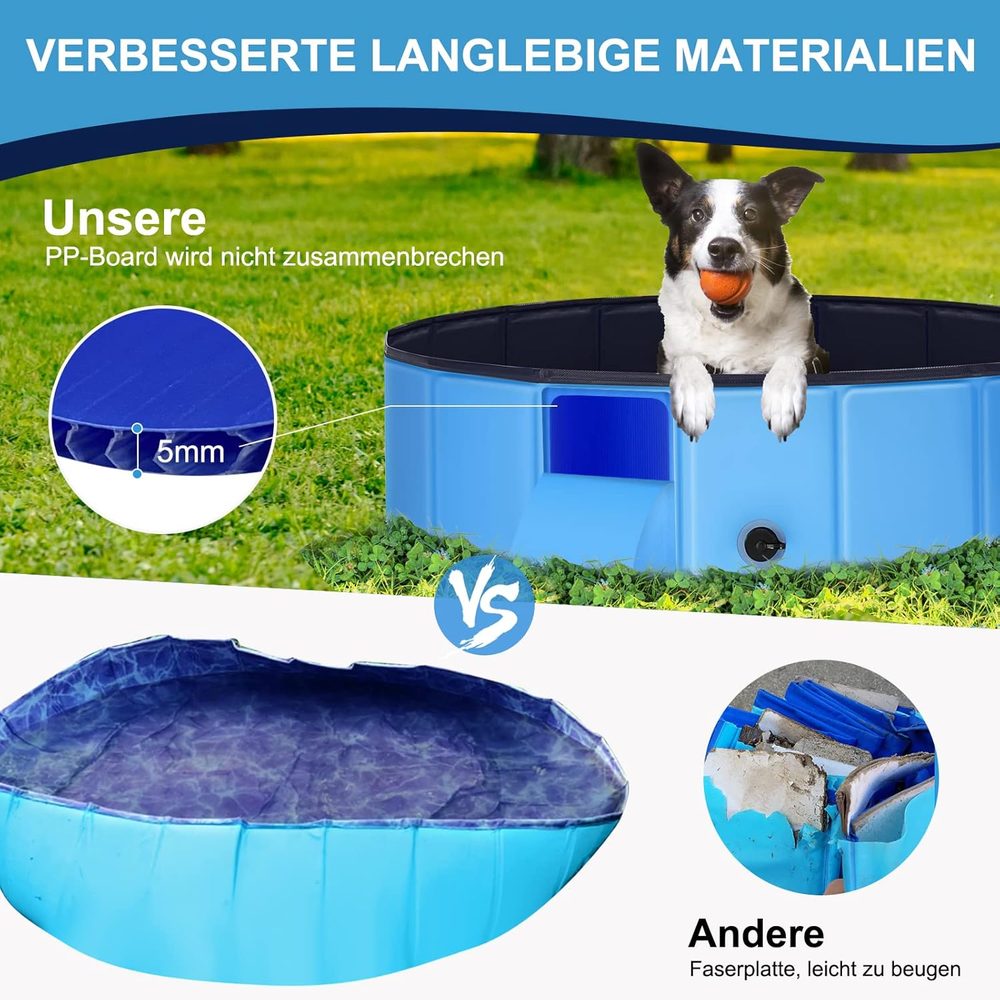 Ezilif verschleißfester 0,6-mm-Pool mit Schlauchadapter, 80 / 120 / 160 cm — 3