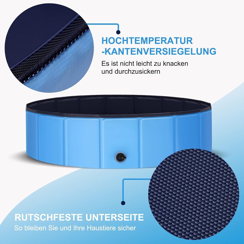 Ezilif verschleißfester 0,6-mm-Pool mit Schlauchadapter, 80 / 120 / 160 cm — 6