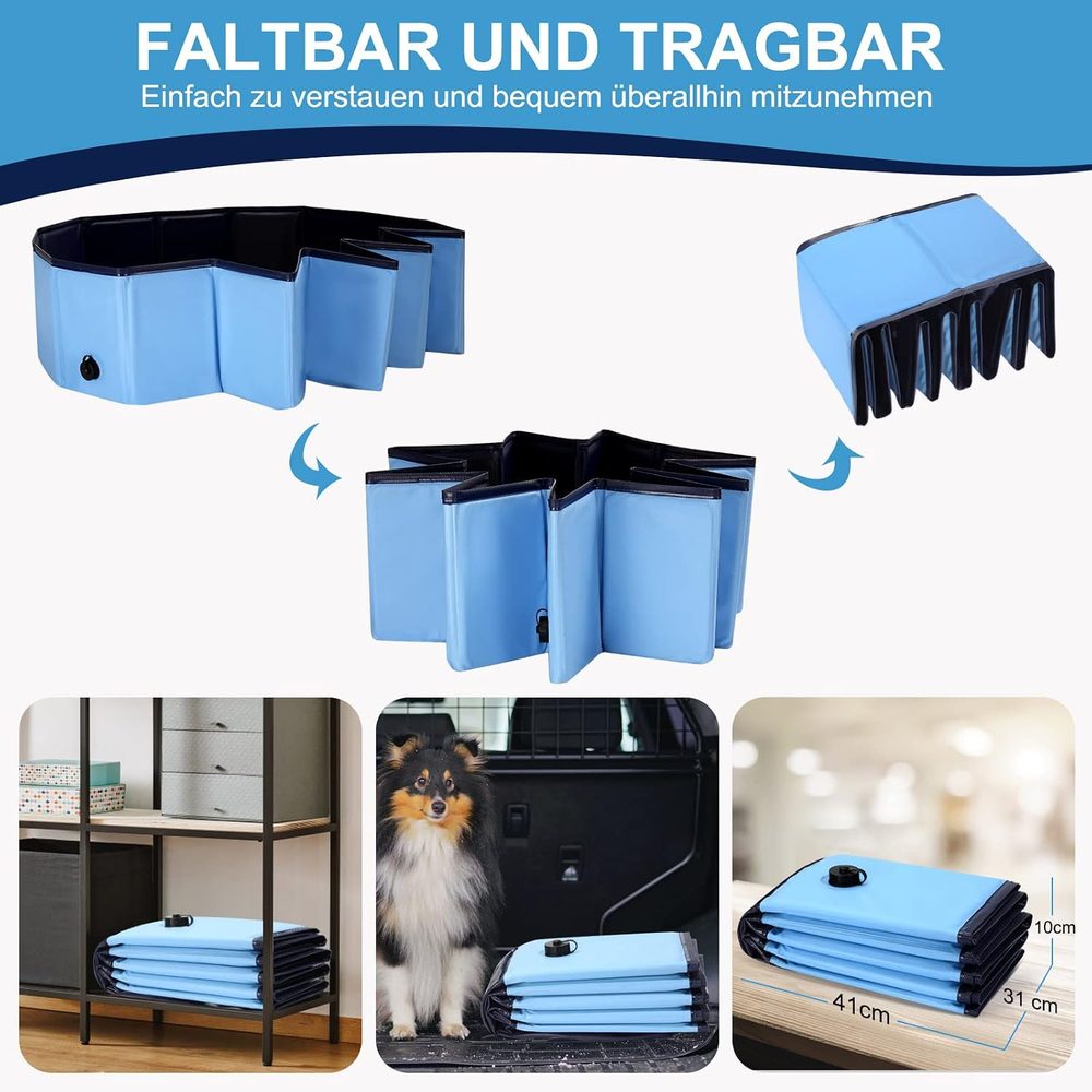 Ezilif verschleißfester 0,6-mm-Pool mit Schlauchadapter, 80 / 120 / 160 cm — 7