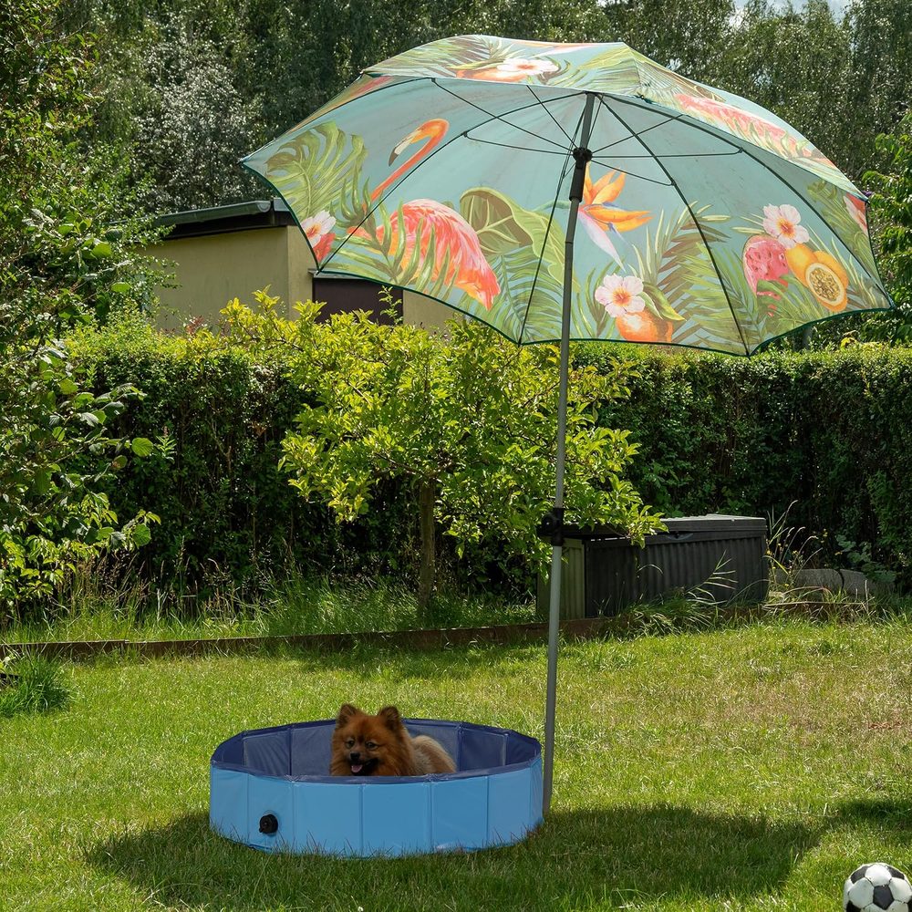 Компактный бассейн Relaxdays со сливом, 80 см — 3