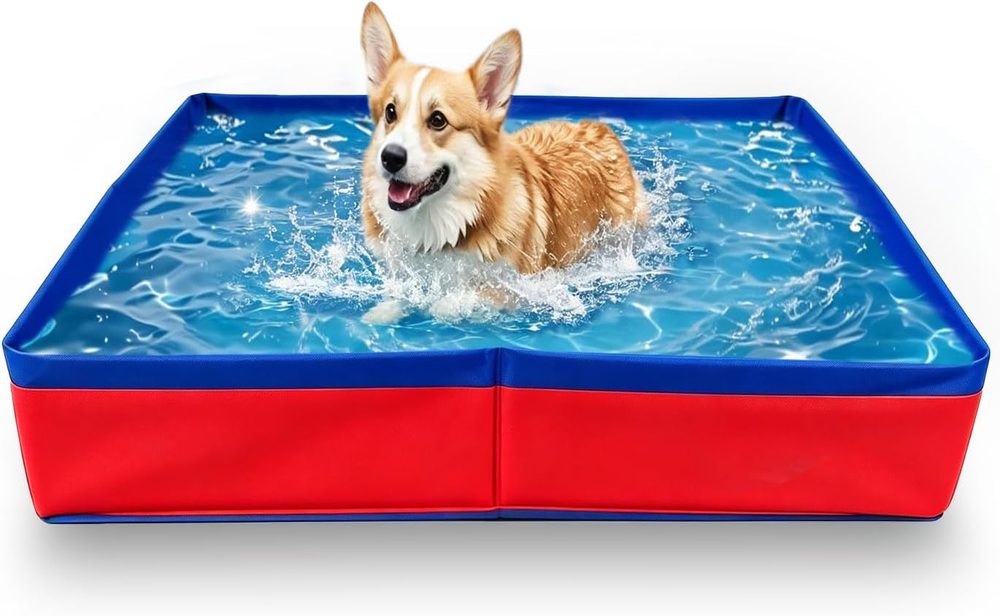 Shallow mini pool for puppies and cats, 50 cm — 8