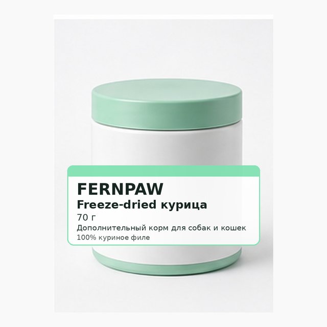 Сублимированные лакомства (freeze-dried, курица)