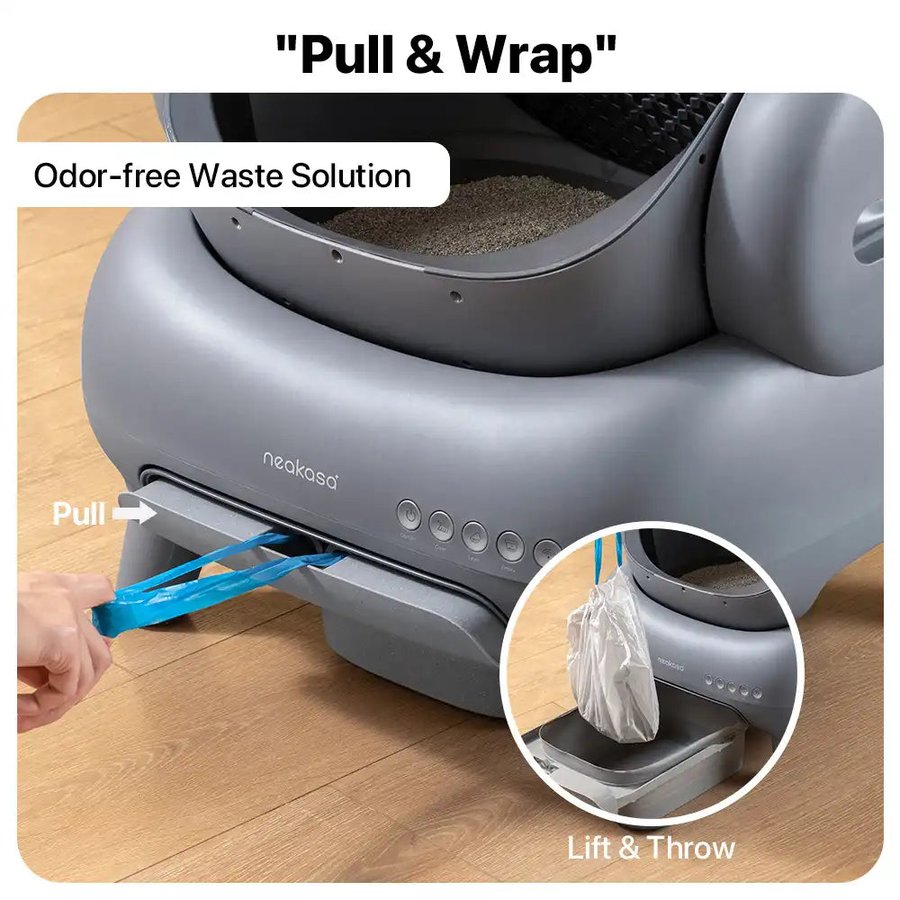 Pull & Wrap — výměna sáčku jedním tahem