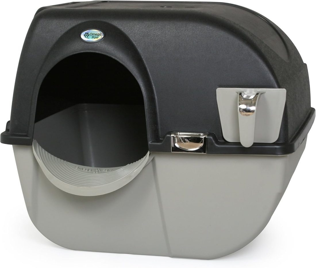 Omega Paw Elite Roll'n Clean — lettiera autopulente senza elettronica - 1
