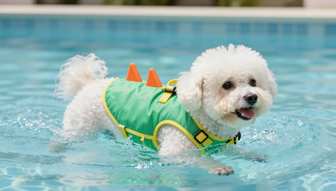 Dog life jacket — 8 animal designs — dog swimming in the vest