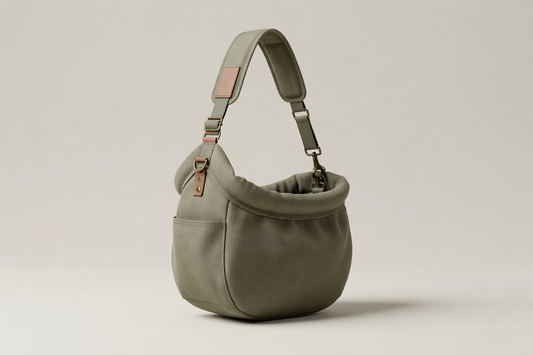 Sling portapet da petto per cani e gatti fino a 7 kg, canvas di cotone resistente - photo 7